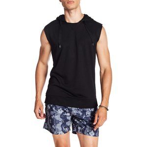 NWT Nordstrom Slate & Stone Black Muscle Hoodie